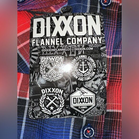DIXXON FLANNEL - TRAVIS PASTRANA FLANNEL Shirt‎ - womens MEDIUM- COLLAB - Picture 8 of 10